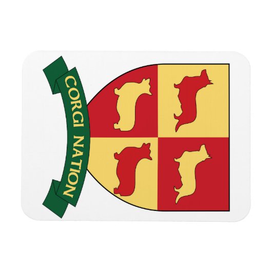 Corgi Nation Car Magnet (Horizontal)