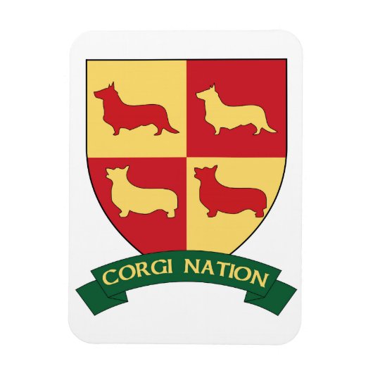 Corgi Nation Car Magnet (Vertikal)