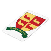 Corgi Nation Car Magnet (Linke Seite)