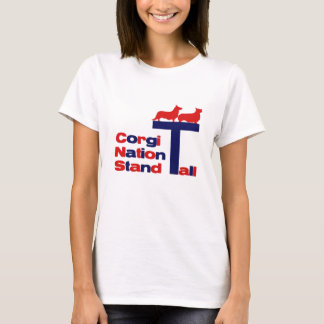 Corgi-Nation - Stand hoch T-Shirt