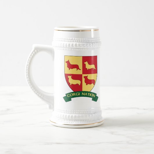 Corgi-Nation Stein Bierglas (Links)
