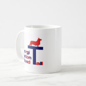 Corgi-Nations-Stand hoch Kaffeetasse (Vorderseite Links)