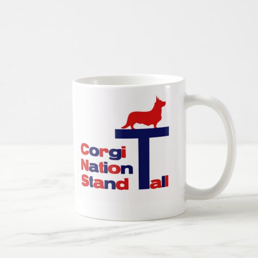 Corgi-Nations-Stand hoch Kaffeetasse (Rechts)