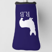 Corgi Navy Golf Head Cover Golf Headcover (Rotieren 90)