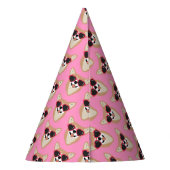 Corgi Niedlich Girly Partyhütchen (Rückseite)