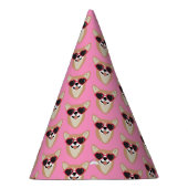 Corgi Niedlich Girly Partyhütchen (Rechts)