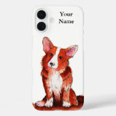 Corgi Niedlich Phone Case (Rückseite)