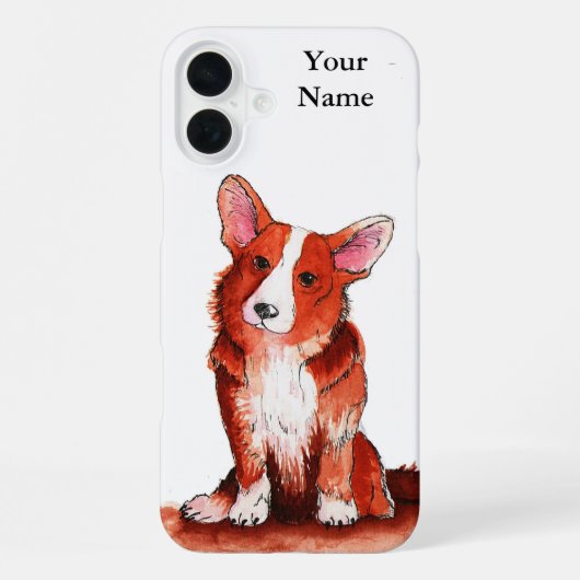 Corgi Niedlich Phone Case iPhone Hülle (Rückseite)