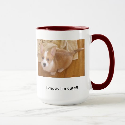 Corgi-Niedlichkeits-Tasse Tasse (Rechts)