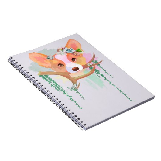   Corgi-Notebook Notizblock (Rechte Seite)
