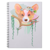 Corgi-Notebook Notizblock (Vorderseite)