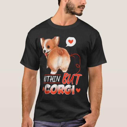 Corgi Nothing Long Sleeve T-Shirt (Vorderseite)