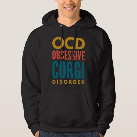 Corgi Obsession Hoodie (Vorderseite)