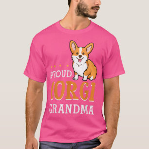 Corgi Oma Funny Mother Day Dog Lover Geschenk P T-Shirt