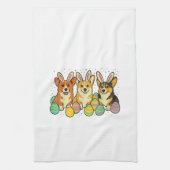 Corgi-Oster-T-Shirt_1 Geschirrtuch (Vertikal)