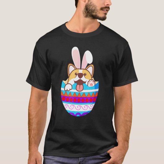Corgi Osterei Corgi T-Shirt (Vorderseite)
