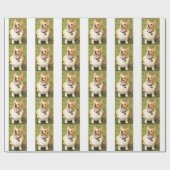 Corgi-Packpapier Geschenkpapier (Flach)