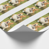 Corgi-Packpapier Geschenkpapier (Ecke)
