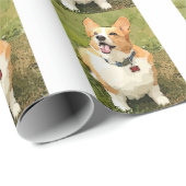 Corgi-Packpapier Geschenkpapier (Rolleneckpunkt)