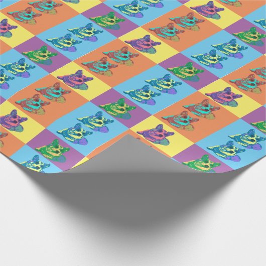 Corgi-Packpapier Geschenkpapier (Ecke)