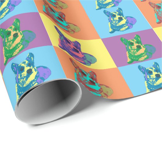 Corgi-Packpapier Geschenkpapier (Rolleneckpunkt)