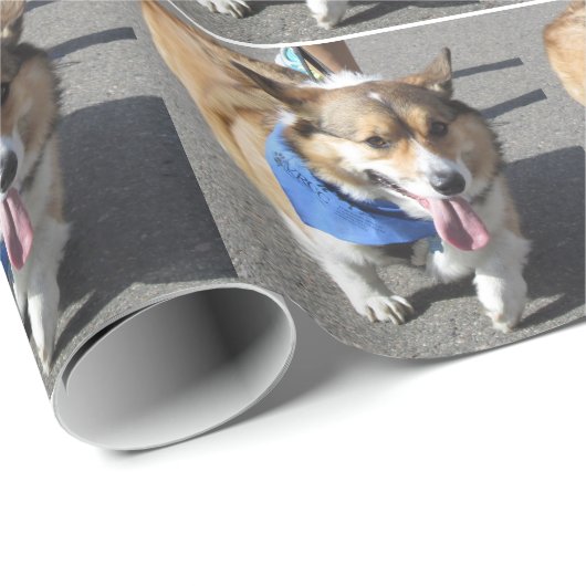 Corgi-Packpapier Geschenkpapier (Rolleneckpunkt)