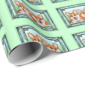 Corgi-Packpapier Geschenkpapier (Rolleneckpunkt)