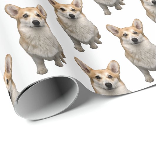 Corgi-Packpapier Geschenkpapier (Rolleneckpunkt)