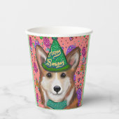 CORGI PAPPBECHER (Vorderseite)