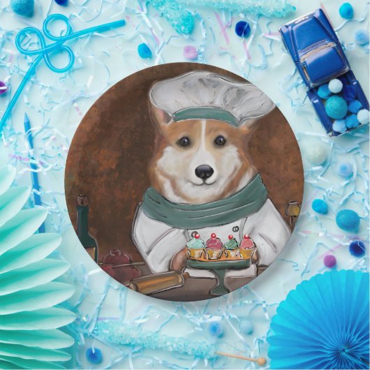 Corgi Pappteller (Party)