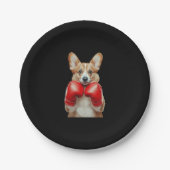 Corgi Pappteller (Vorderseite)