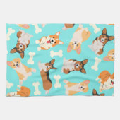 Corgi Pattern Geschirrtuch (Horizontal)