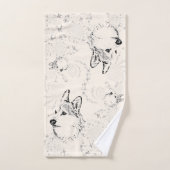 Corgi Pattern Handtuch (Handtuch)