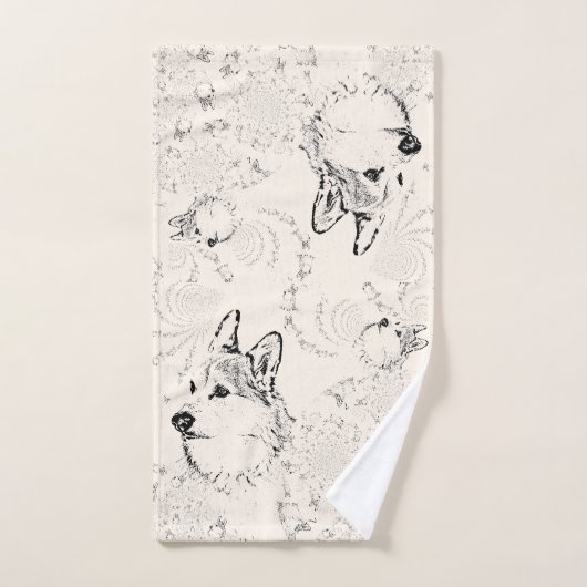 Corgi Pattern Handtuch (Handtuch)