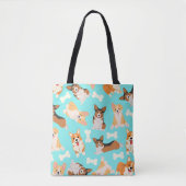 Corgi Pattern Tasche (Vorderseite)