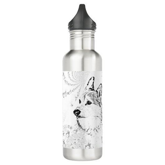 Corgi Pattern Thermische Flasche Edelstahlflasche (Links)