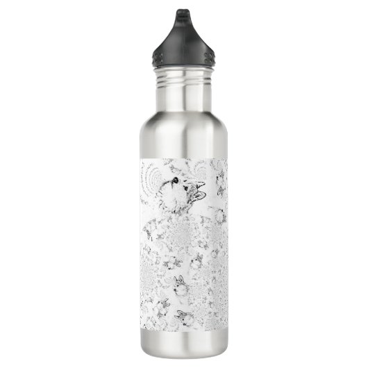 Corgi Pattern Thermische Flasche Edelstahlflasche (Rechts)