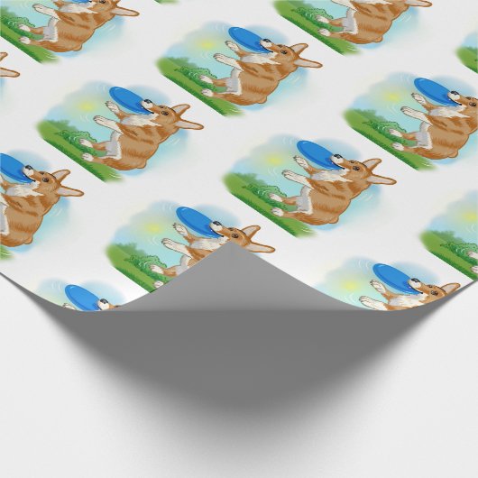 Corgi Pembroke Geschenkpapier (Ecke)