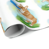 Corgi Pembroke Geschenkpapier (Rolleneckpunkt)