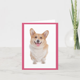 Corgi ( Pembroke ) Welpe Hund Blank Note Card Karte