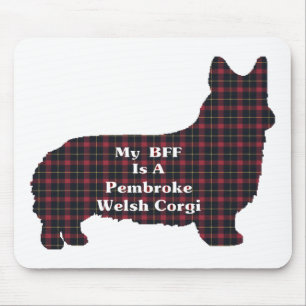 Corgi Pembroke Welsh BESTE FREUNDIN Geschenke Mousepad