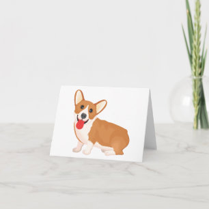 Corgi (Pembroke Welsh) Welpe Hund Note Card Karte