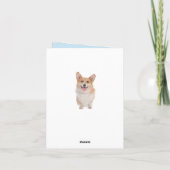 Corgi (Pembroke Welsh) Welppy Dog Note Card Dankeskarte (Rückseite)