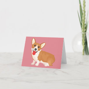 Corgi (Pembroke Welsh) Welppy Dog Note Card Karte