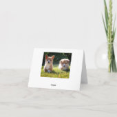 Corgi (Pembroke Welsh) Welppy Dog Note Card Karte (Rückseite)