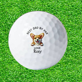 Corgi Perfect Vatertag Geschenk für die Hunde-Vate Golfball