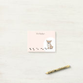 Corgi personalisieren post-it klebezettel (Auf Schreibtisch)