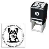 Corgi Personalisiert Theme Permastempel (Beispiel)