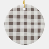 Corgi Personalisierter Weihnachtshund Keramik Ornament (Hinten)