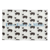 corgi pillowcase コーギー枕カバー kissenbezug (Rückseite)